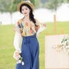 Women-Fashion-Tang-Dynasty-Hanfu-Tencel-Summer-Dresses-1 Women Fashion Tang Dynasty Hanfu Tencel Summer Dresses