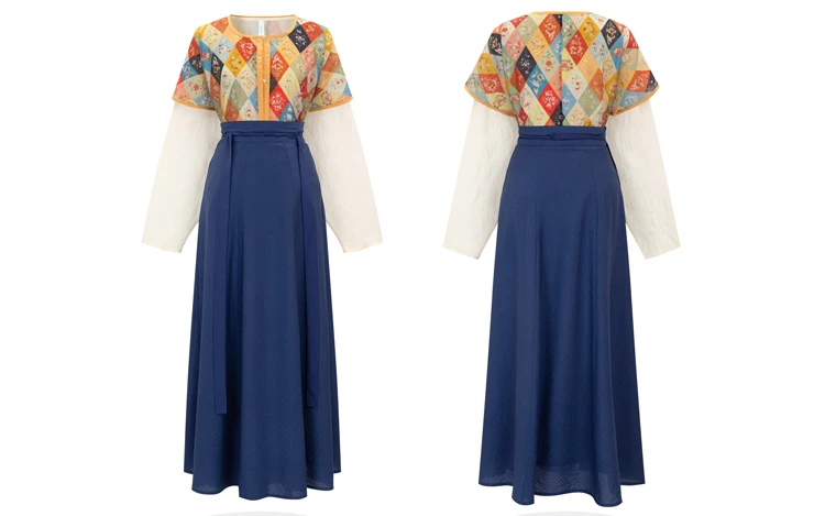 Women Fashion Tang Dynasty Hanfu Tencel Summer Dresses
