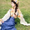 Women-Fashion-Tang-Dynasty-Hanfu-Tencel-Summer-Dresses-2 Women Fashion Tang Dynasty Hanfu Tencel Summer Dresses