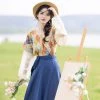 Women-Fashion-Tang-Dynasty-Hanfu-Tencel-Summer-Dresses-3 Women Fashion Tang Dynasty Hanfu Tencel Summer Dresses