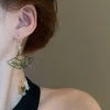 Women-Hanfu-Earrings-Niche-Bamboo-Style-Green-Cheongsam-Earrings-3 Women Hanfu Earrings Niche Bamboo Style Green Cheongsam Earrings