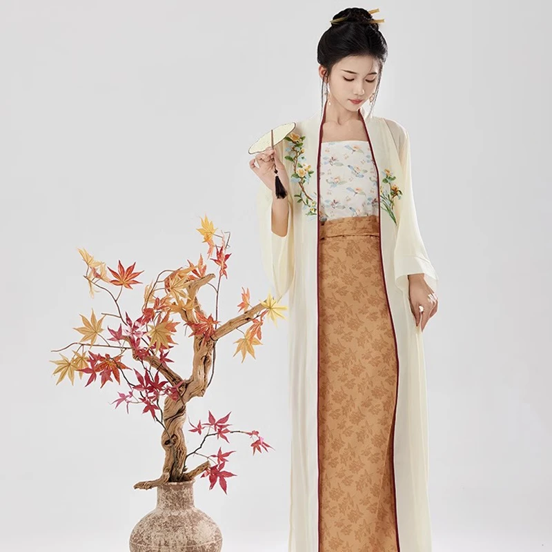 Women's-Song-Fashion-Hanfu-Long-Shirt-Fashion-Daily-Skirt-3 Women's Song Fashion Hanfu Long Shirt Fashion Daily Skirt