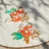 Children's-Hair-Clip-Hanfu-Flower-Accessories-Orange-Tassel-Hair-Accessories-3 Children's Hair Clip Hanfu Flower Accessories Orange Tassel Hair Accessories