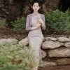 Lady's-Summer-Cheongsam-Slit-Sleeveless-Dresses-3 Lady's Summer Cheongsam Slit Sleeveless Dresses