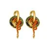 Women-Earrings-Golden-Dragon-Personalised-Ear-Buckles-4 Women Earrings Golden Dragon Personalised Ear Buckles