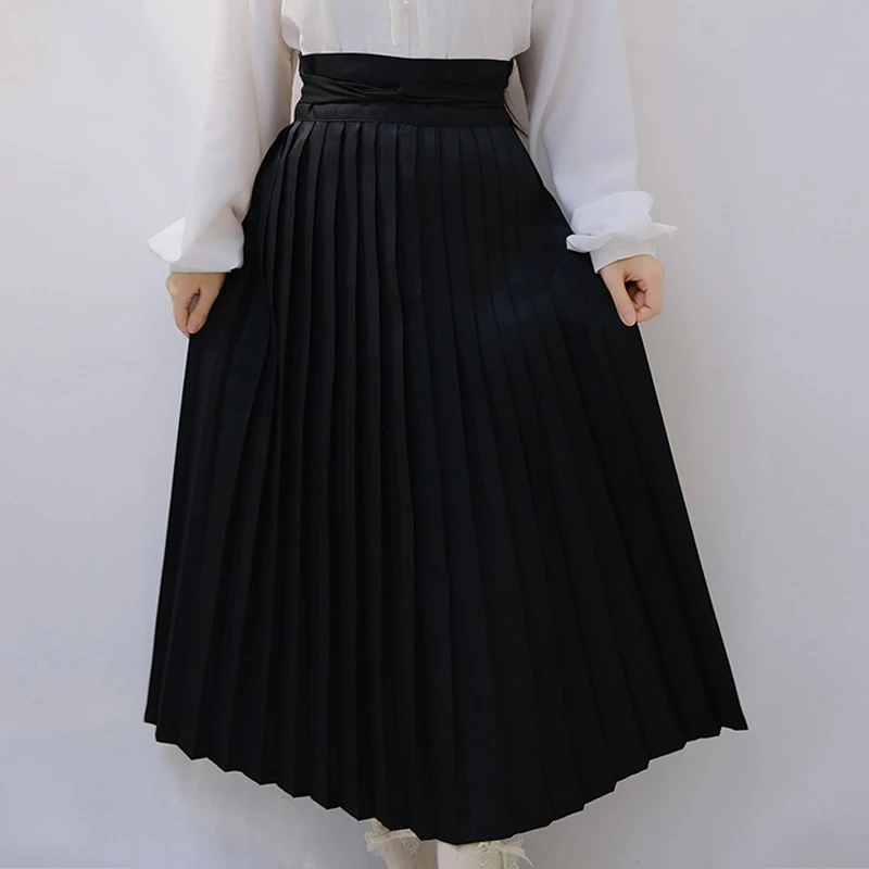 Autumn-Ladies-Fashion-Hanfu-Cross-collar-Vest-Daily-Skirt-4 Autumn Ladies Fashion Hanfu Cross-collar Vest Daily Skirt