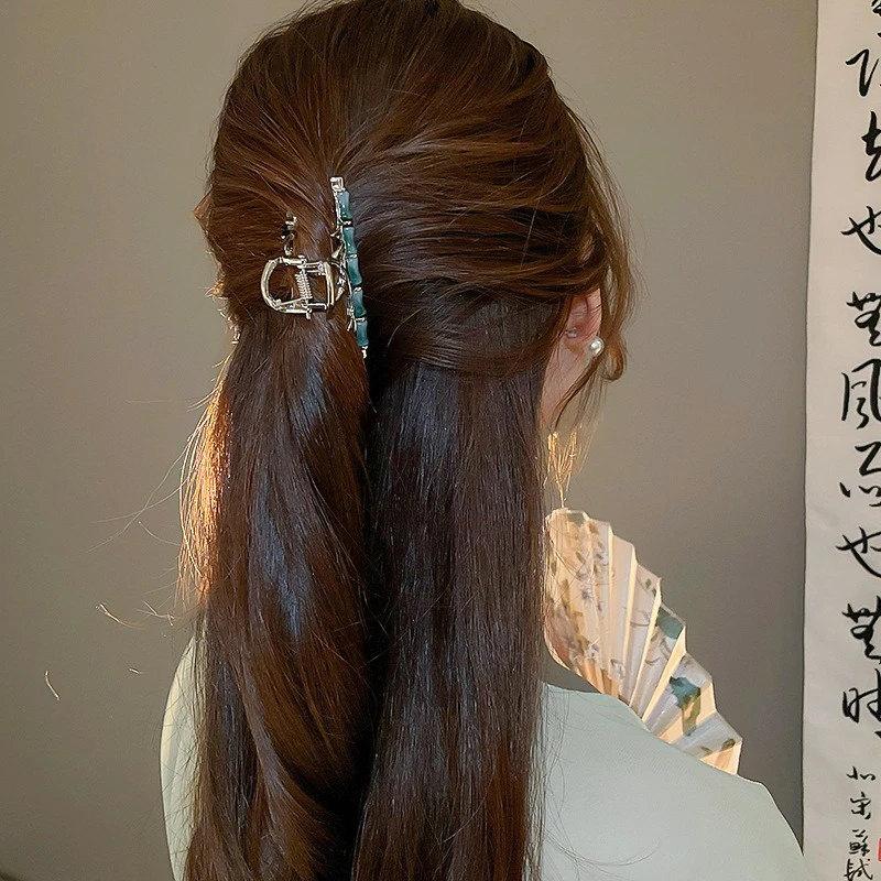 Bamboo-Claw-Clip-Plate-Hair-Shark-Ancient-Style-Hair-Accessories-3 Bamboo Claw Clip Plate Hair Shark Ancient Style Hair Accessories