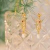 Bamboo-Leaf-Earrings-Women's-Dignified-Hollowed-Ears-Jewellery-3 Bamboo Leaf Earrings Women's Dignified Hollowed Ears Jewellery