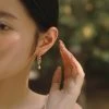 Bamboo-Leaf-Earrings-Women's-Dignified-Hollowed-Ears-Jewellery-4 Bamboo Leaf Earrings Women's Dignified Hollowed Ears Jewellery