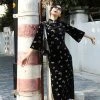 Black-Cheongsam-Autumn-Vintage-Dress-Velvet-Women-Daily-Wear-2 Black Cheongsam Autumn Vintage Dress Velvet Women Daily Wear