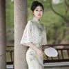 Chinese-Dress-Women's-Summer-Breathable-Improved-Cheongsam-3 Chinese Dress Women's Summer Breathable Improved Cheongsam
