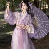 Han-Dynasty-Women-Zhiju-Purple-Hanfu-Improved-Long-Shirt-2 Han Dynasty Women Zhiju Purple Hanfu Improved Long Shirt