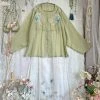 Ming-Dynasty-Hanfu-Women-Embroidered-Round-Neck-Shirt-Ma-Mian-Skirt-Breathable-Daily-2 Ming Dynasty Hanfu Women Embroidered Round Neck Shirt Ma Mian Skirt Breathable Daily