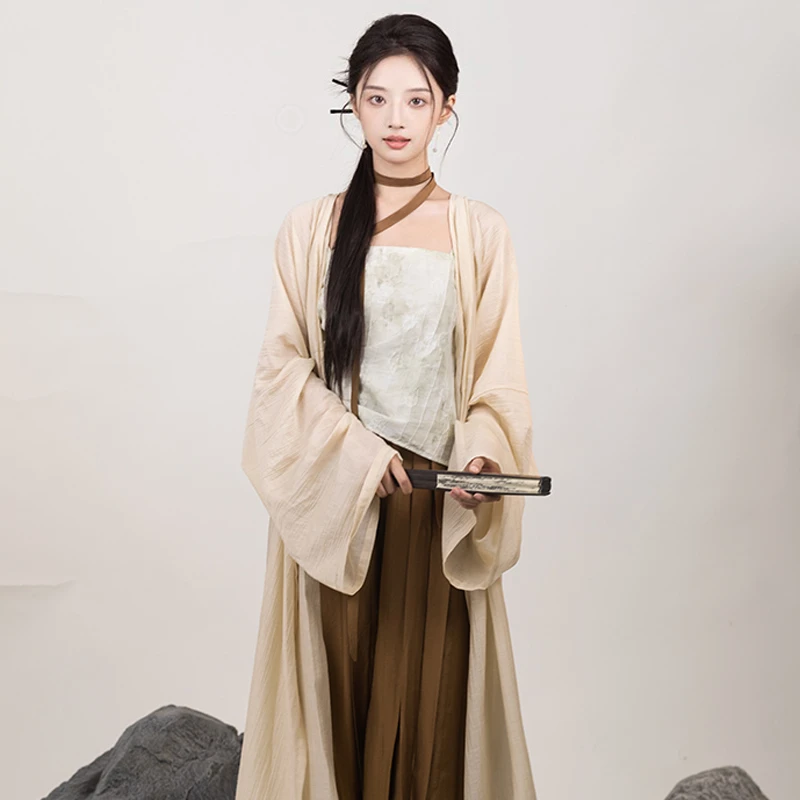 Song-Dynasty-Daily-Hanfu-Women-Songku-Daily-Loose-Costume-1 Song Dynasty Daily Hanfu Women Songku Daily Loose Costume