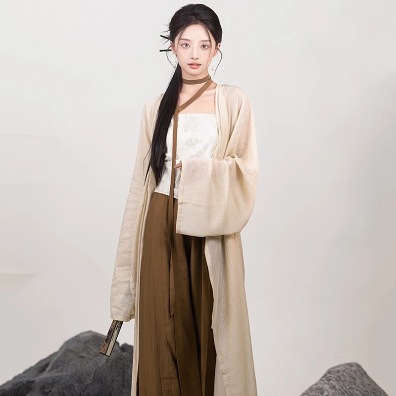 Song-Dynasty-Daily-Hanfu-Women-Songku-Daily-Loose-Costume-3 Song Dynasty Daily Hanfu Women Songku Daily Loose Costume