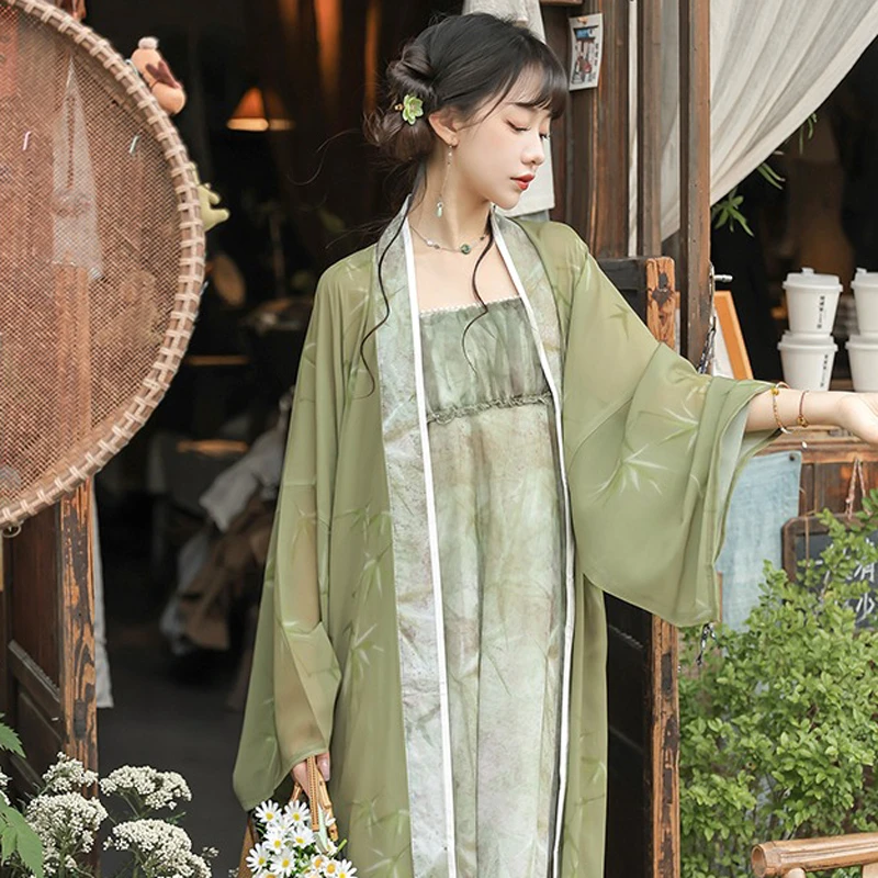 Song-Dynasty-Ladies-Hanfu-Vintage-Dress-Daily-Autumn-Wear-2 Song Dynasty Ladies Hanfu Vintage Dress Daily Autumn Wear