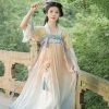 Tang-Dynasty-Hanfu-Ladies-Qixiong-Shanqun-Cute-Summer-Dress-1 Rose Dream
