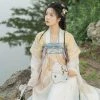 Tang-Dynasty-Hanfu-Ladies-Qixiong-Shanqun-Cute-Summer-Dress-3 Tang Dynasty Hanfu Ladies Qixiong Shanqun Cute Summer Dress
