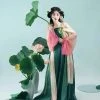 Tang-Dynasty-Hanfu-Qixiong-Shanqun-Summer-Lotus-Long-Skirt-1 Tang Lotus