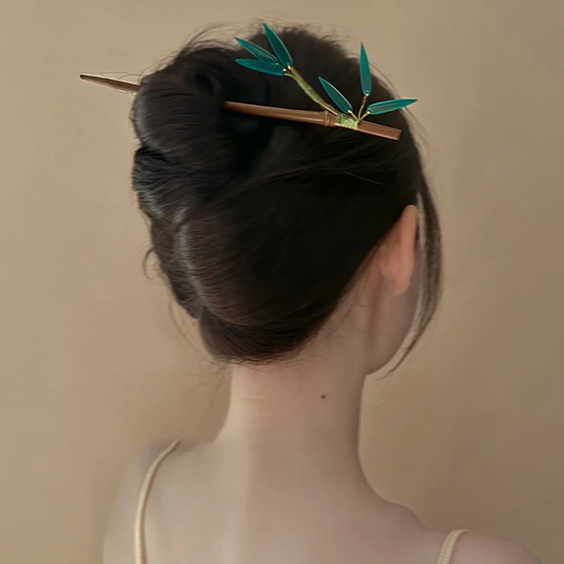 Vintage-Wooden-Bamboo-Hairpin-Elegant-Hair-Accessories-2 Vintage Wooden Bamboo Hairpin Elegant Hair Accessories