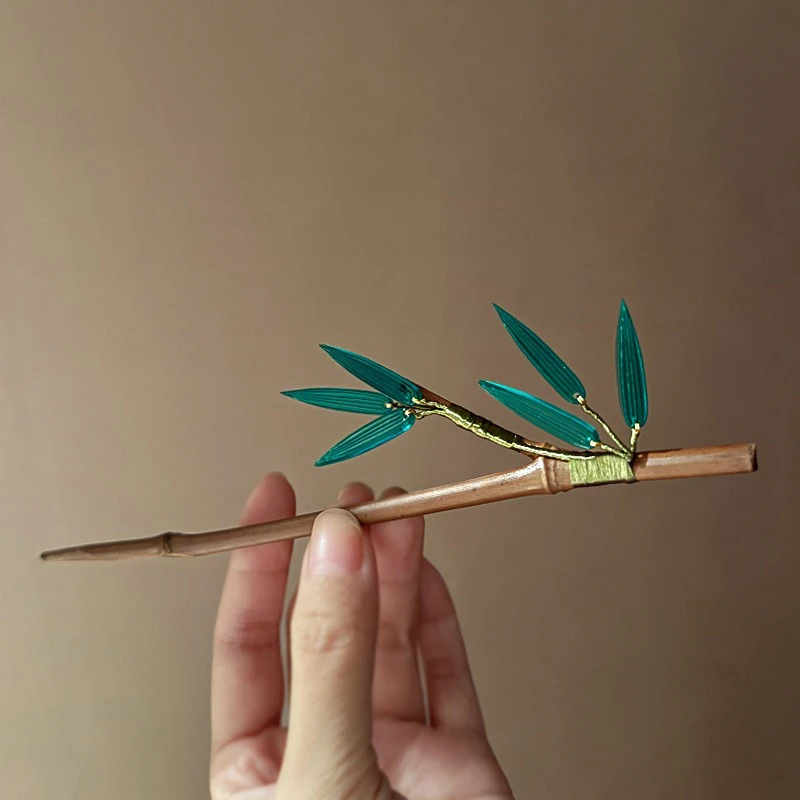 Vintage-Wooden-Bamboo-Hairpin-Elegant-Hair-Accessories-4 Vintage Wooden Bamboo Hairpin Elegant Hair Accessories