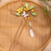 Ancient-Style-Cinnamon-Flower-Hairpin-Hanfu-Tassel-Step-Headdress-3 Ancient Style Cinnamon Flower Hairpin Hanfu Tassel Step Headdress