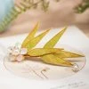 Bamboo-Leaf-Hair-Clip-Handmade-Vintage-Cheongsam-Accessories-Ancient-Style-Hanfu-Headwear-2 Bamboo Leaf Hair Clip Handmade Vintage Cheongsam Accessories Ancient Style Hanfu Headwear