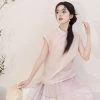 Ladies-Fashion-Hanfu-Ming-Short-Shirt-Ma-Mian-Skirt-Summer-Pink-3 Ladies Fashion Hanfu Ming Short Shirt Ma Mian Skirt Summer Pink