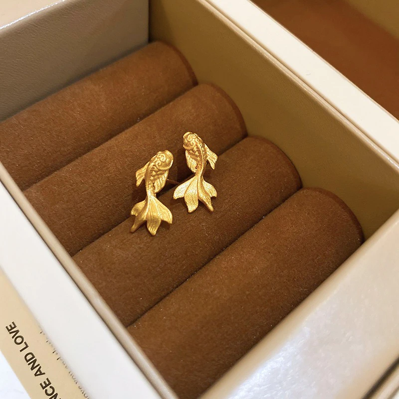 Ladies-Hanfu-Earrings-Goldfish-Fashion-Jewellery-3 Ladies Hanfu Earrings Goldfish Fashion Jewellery