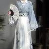 Martial-Arts-Women-Hanfu-Jiaoling-Ruqun-Wei-Jin-Style-1 Martial Arts Women Hanfu Jiaoling Ruqun Wei Jin Style