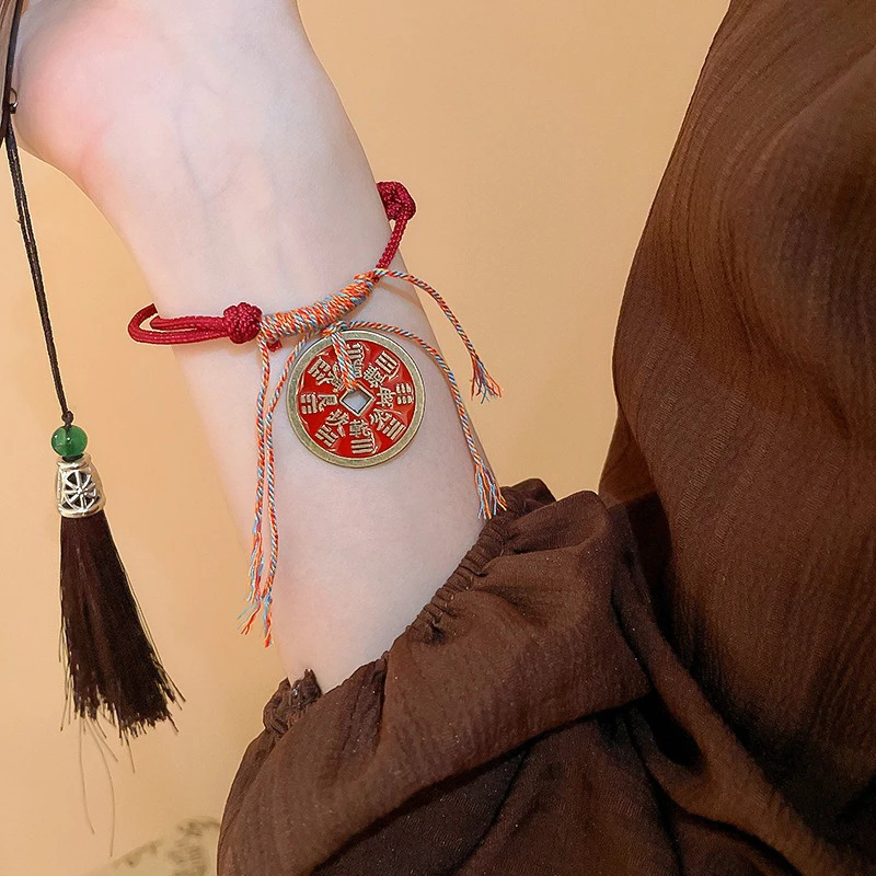Niche-Hand-Jewellery-Bagua-Copper-Coin-Bracelet-2 Niche Hand Jewellery Bagua Copper Coin Bracelet