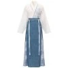 Song-Dynasty-Ladies-Hanfu-Autumn-Blue-Casual-Style-4 Song Dynasty Ladies Hanfu Autumn Blue Casual Style