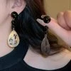 Teardrop-Tassel-Earrings-Niche-Minimalist-Women-Accessories-2 Teardrop Tassel Earrings Niche Minimalist Women Accessories