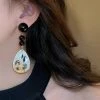 Teardrop-Tassel-Earrings-Niche-Minimalist-Women-Accessories-4 Teardrop Tassel Earrings Niche Minimalist Women Accessories