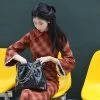 Women-Autumn-Cheongsam-Red-Plaid-Style-Large-Sleeve-Girls-Slim-Qipao-Dresses-2 Women Autumn Cheongsam Red Plaid Style Large Sleeve Girls Slim Qipao Dresses