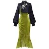 Women-Autumn-Qipao-Dresses-Daily-Vintage-Fishtail-Dresses-4 Women Autumn Qipao Dresses Daily Vintage Fishtail Dresses