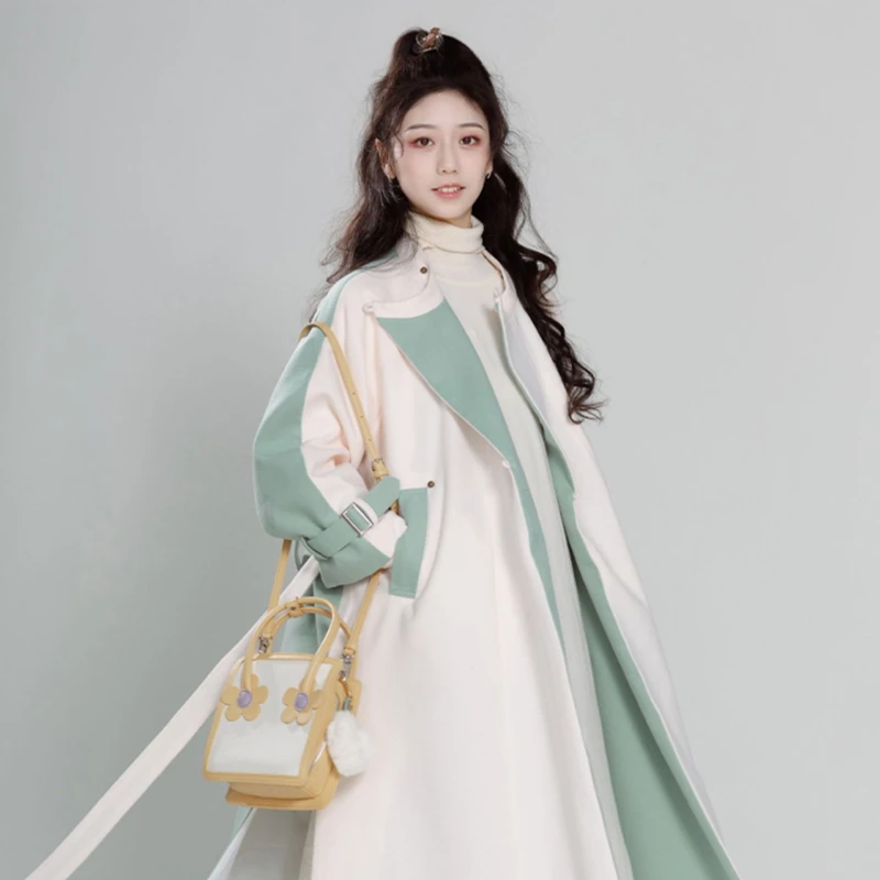 Women's-Fashion-Hanfu-Tang-Round-Neck-Robe-Han-Elements-Coat-1 Women's Fashion Hanfu Tang Round Neck Robe Han Elements Coat