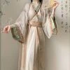 Wuxia-Hanfu-Wei-Jin-Style-Qiyao-Ruqun-Autumn-2 Wuxia Hanfu Wei Jin Style Qiyao Ruqun Autumn