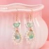Hanfu-Earrings-Vintage-Accessories-Bow-Ear-Clips-2 Hanfu Earrings Vintage Accessories Bow Ear Clips
