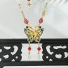 Ming-Dynasty-Necklace-Pearl-Butterfly-Accessories-Classical-Jewellery-3 Ming Dynasty Necklace Pearl Butterfly Accessories Classical Jewellery