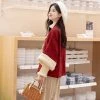Ming-Dynasty-Winter-Women-Hanfu-Red-New-Vintage-Style-3 Ming Dynasty Winter Women Hanfu Red New Vintage Style