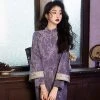 Purple-Winter-Cheongsam-Vintage-Classical-Girls-Qipao-1 Purple Winter Cheongsam Vintage Classical Girls Qipao