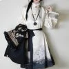 Women's-Black-Hanfu-Daily-Padded-Ming-Dynasty-Costume-3 Women's Black Hanfu Daily Padded Ming Dynasty Costume