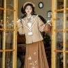 Women's-New-Ming-Dynasty-Ma-Mian-Skirt-Suit-Daily-Fashion-Clothing-3 Women's New Ming Dynasty Ma Mian Skirt Suit Daily Fashion Clothing