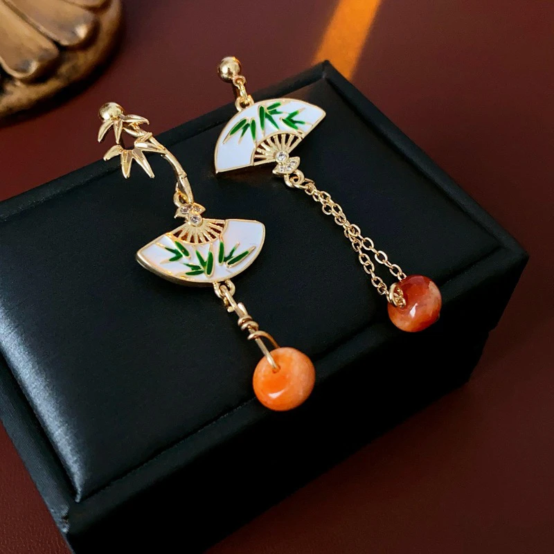 Fan-Earrings-Zirconia-Retro-Vintage-Luxury-Premium-Jewelry-1 Fan Earrings Zirconia Retro Vintage Luxury Premium Jewelry