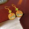 Lotus-Round-Ear-Hooks-New-Chinese-Fashion-Quality-Earrings-1 Eternal Lotus