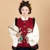 Ming-Dynasty-New-Year-Hanfu-Ladies-Elegant-Winter-Suit-3 Ming Dynasty New Year Hanfu Ladies Elegant Winter Suit