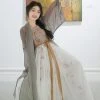 Modern-Han-Element-Hanfu-Fashion-Ladies-Song-Dynasty-Summer-Daily-Dresses-2 Modern Han Element Hanfu Fashion Ladies Song Dynasty Summer Daily Dresses