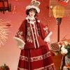 New-Year-Hanfu-Ming-Dynasty-Aoqun-Thick-Red-Suit-1 New Year Hanfu Ming Dynasty Aoqun Thick Red Suit