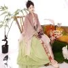 Pink-Women-Hanfu-Song-Dynasty-Casual-Skirt-for-Summer-2 Pink Women Hanfu Song Dynasty Casual Skirt for Summer